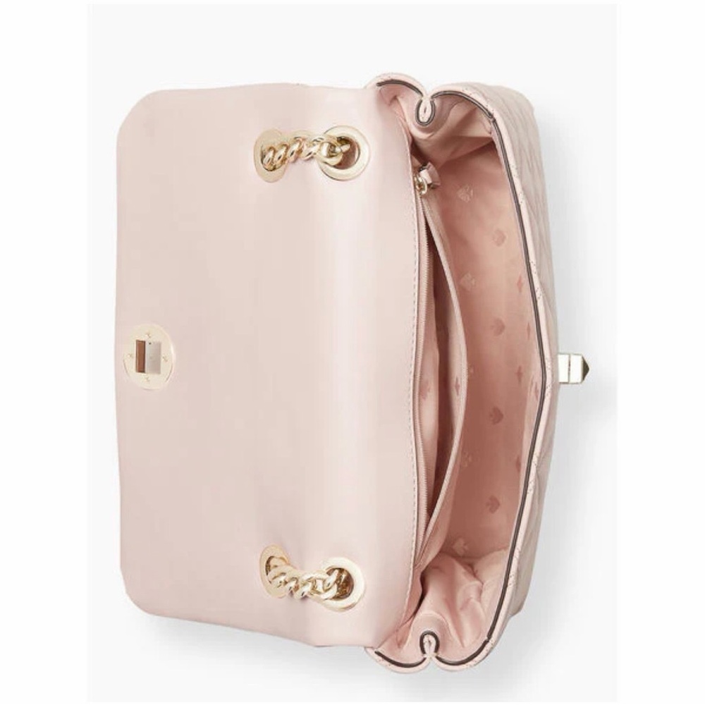 Kate Spade Blush Quilted Shoulder Bag - Picture 6 of 9